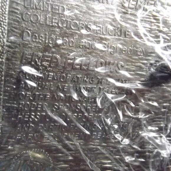 1985 Hesston National Finals Rodeo New Old Stock Belt Buckle - Picture 4 of 10